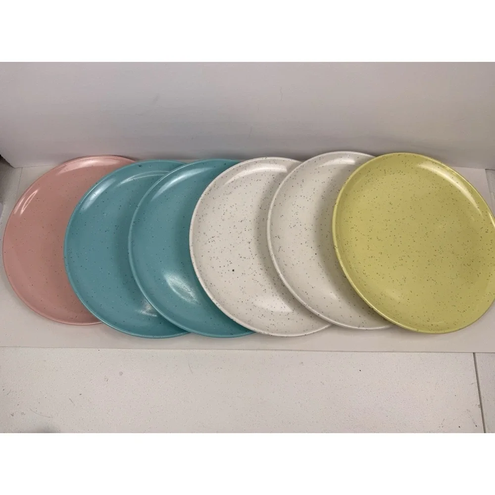 Vintage Imperial Ware Melmac Melamine 31 piece lot MCM Speckled